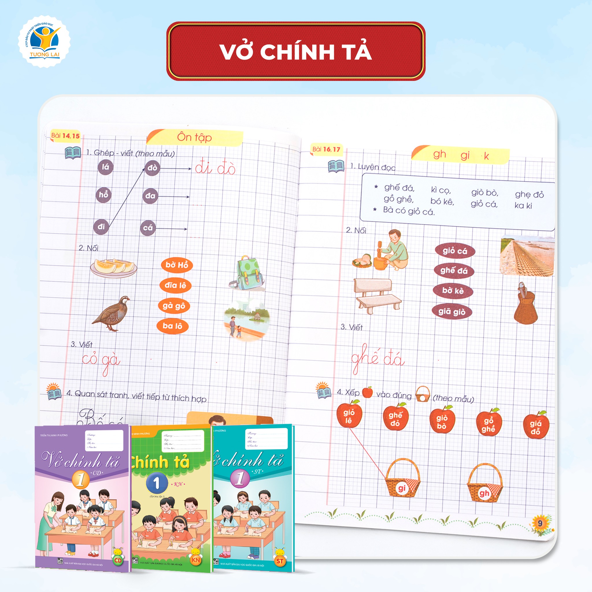 Vở chính tả - luyện vở sạch chữ đẹp